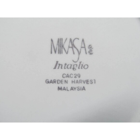 Mikasa Intaglio Garden Harvest Set of 3 True Bread Plates 6 3/4" EUC - Picture 11 of 12